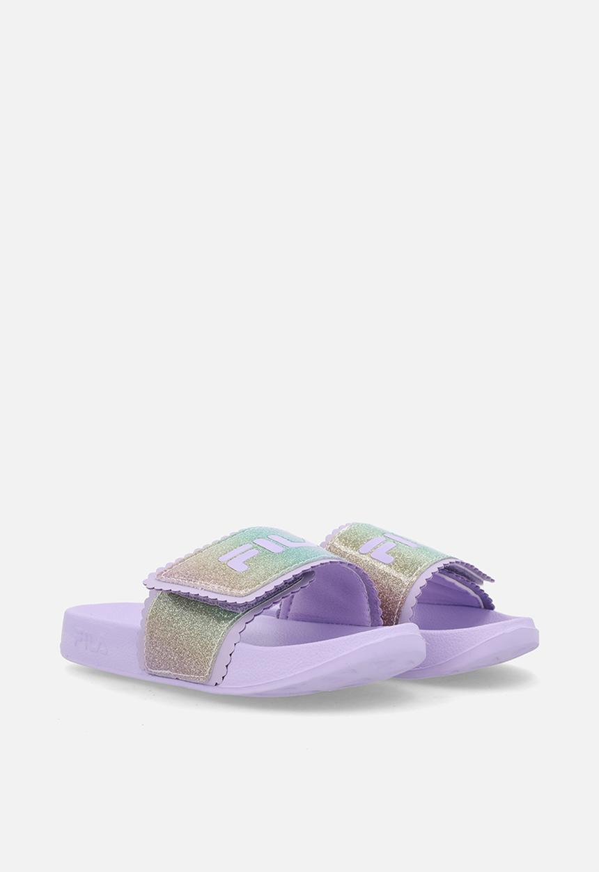 FILA - Glitter slide-purple/purple glitter