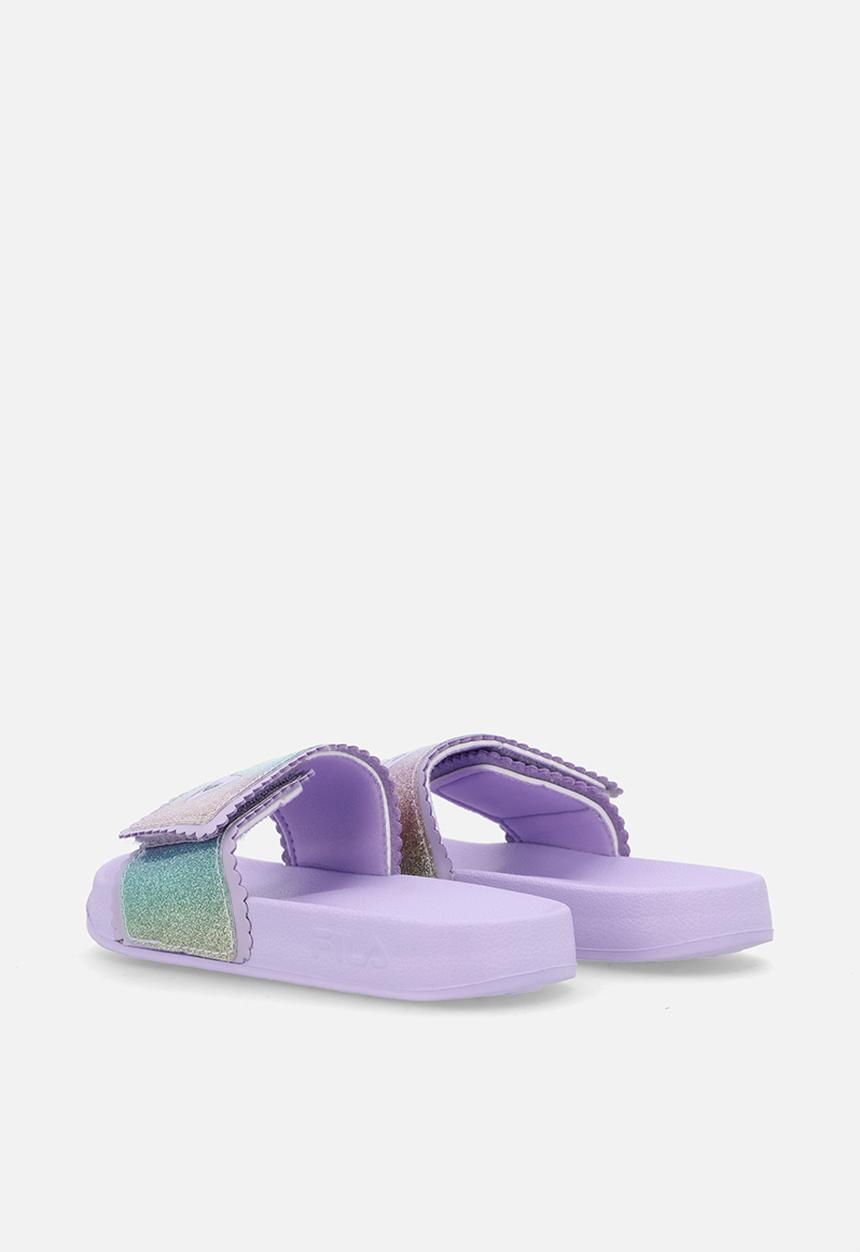FILA - Glitter slide-purple/purple glitter