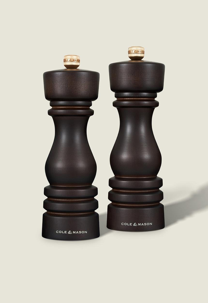 Cole & Mason - Cole & Mason London Chocolate Wood Gift Set, 18cm