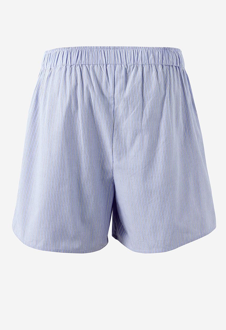Cotton On - Mens Boxer Short - Blue/White Stripe