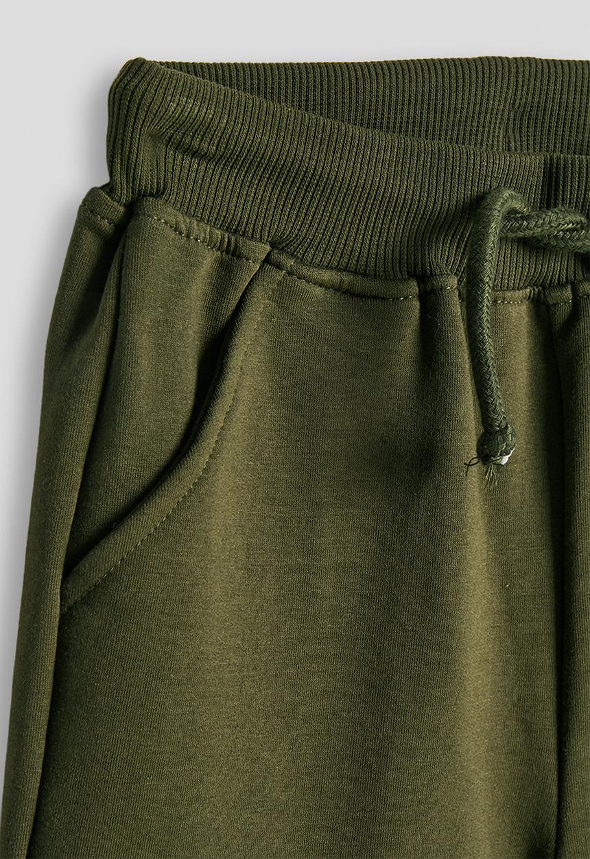 Pop Candy - Ribbed waistband shorts - army green