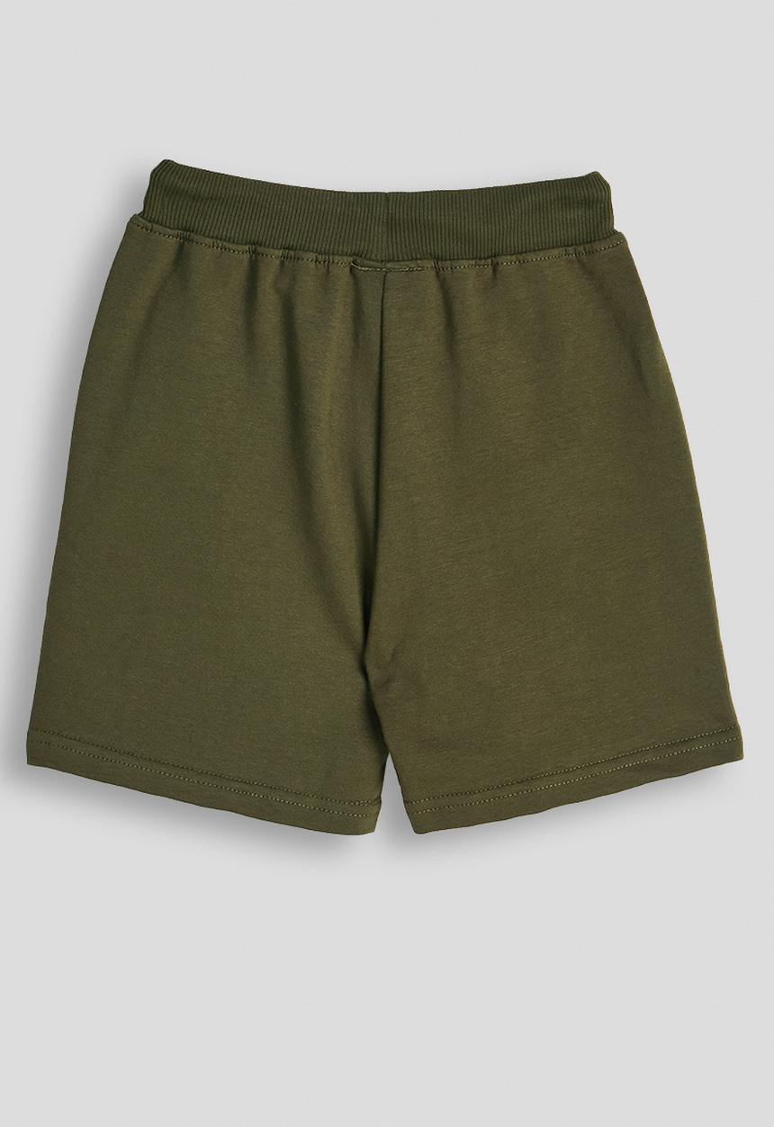 Pop Candy - Ribbed waistband shorts - army green