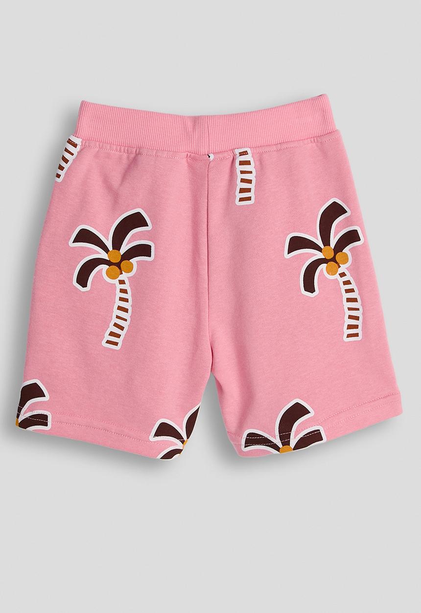 Pop Candy - Palm tree printed shorts - pink