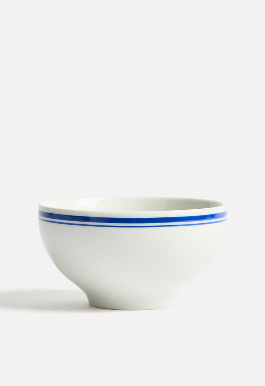 H&M - Small porcelain bowl - white/blue