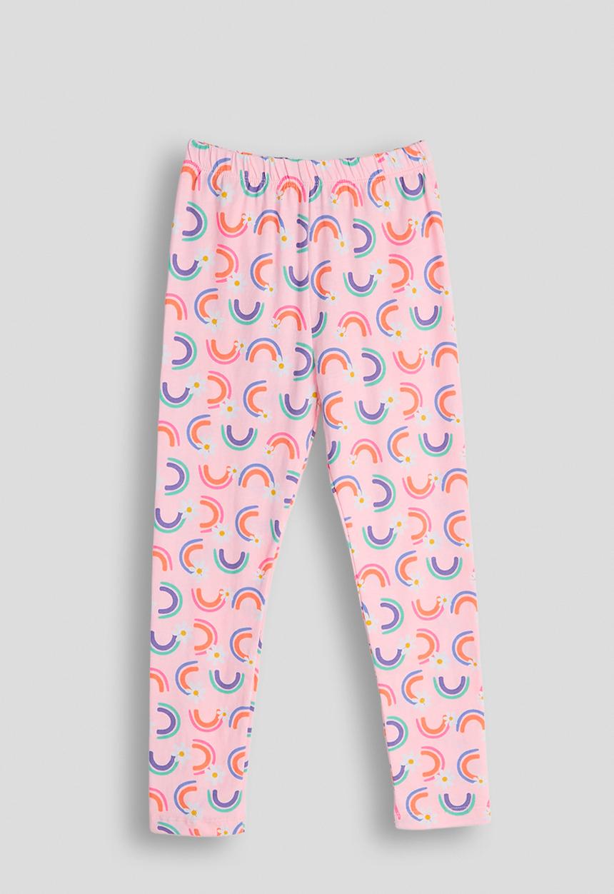 Pop Candy - Rainbow aop leggings - pink