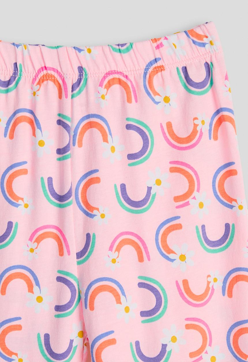 Pop Candy - Rainbow aop leggings - pink