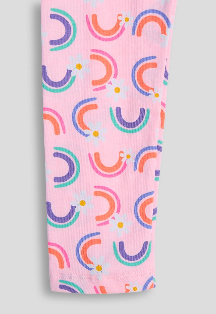 Pop Candy - Rainbow aop leggings - pink