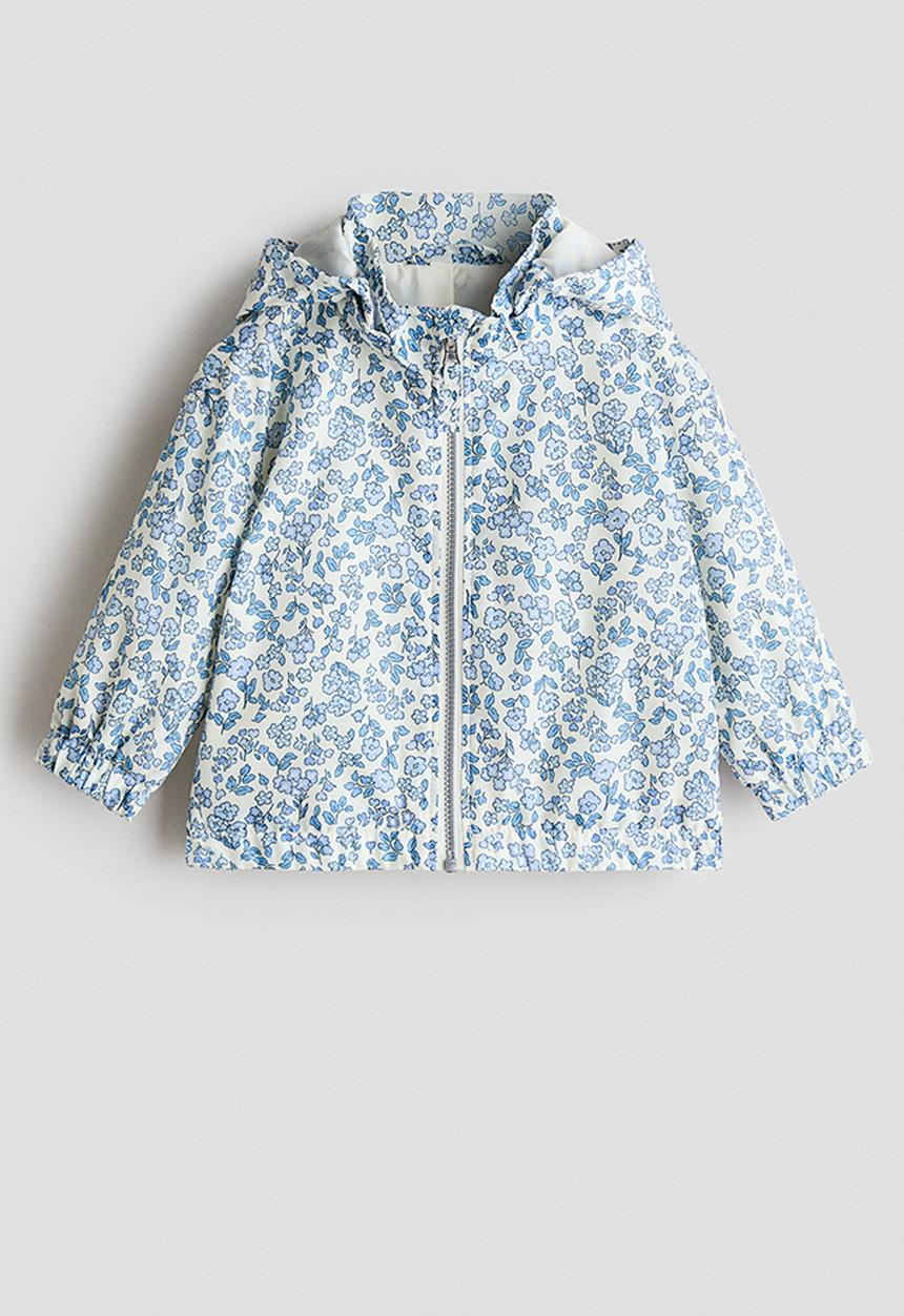 H&M - Printed jacket - light blue/floral