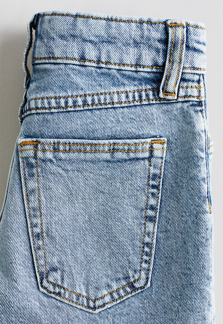 H&M - Denim shorts - pale denim blue