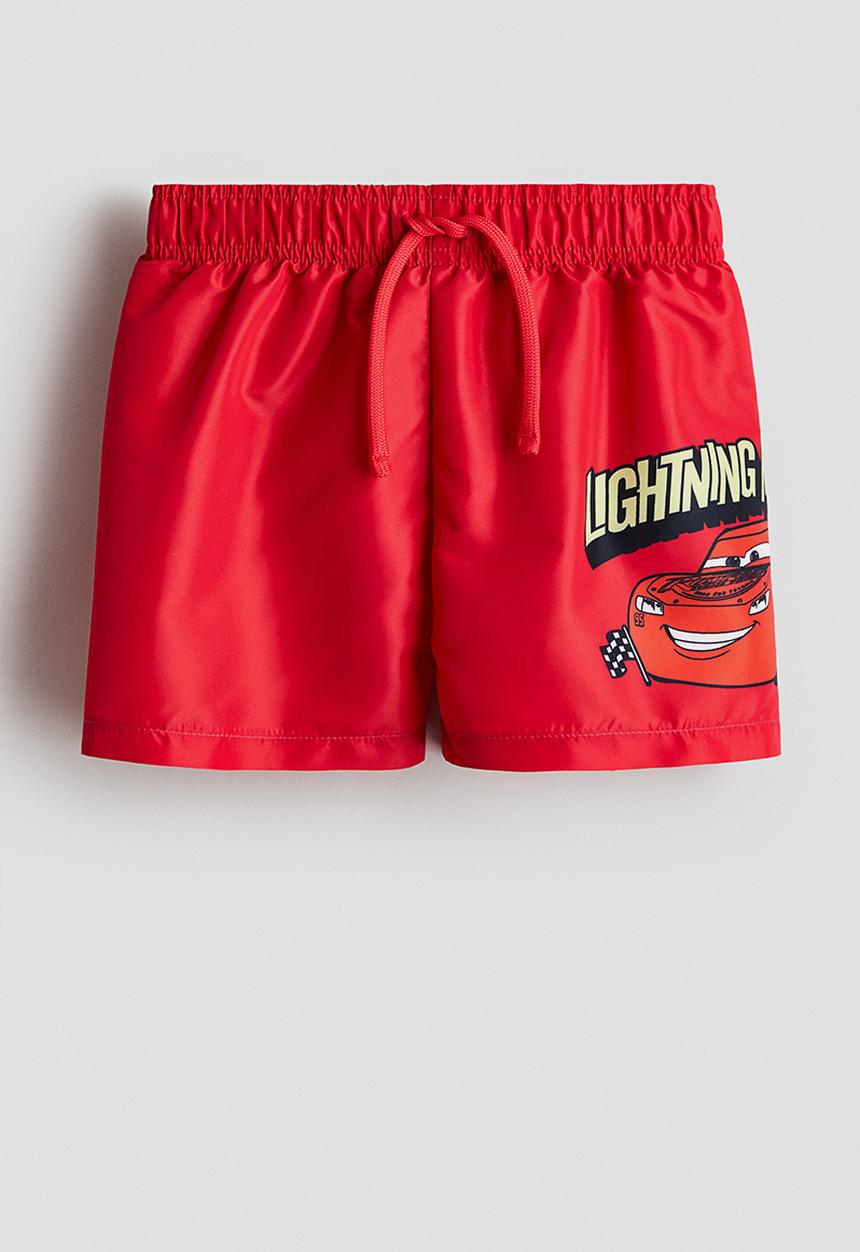H&M - Printed swim shorts - red/cars