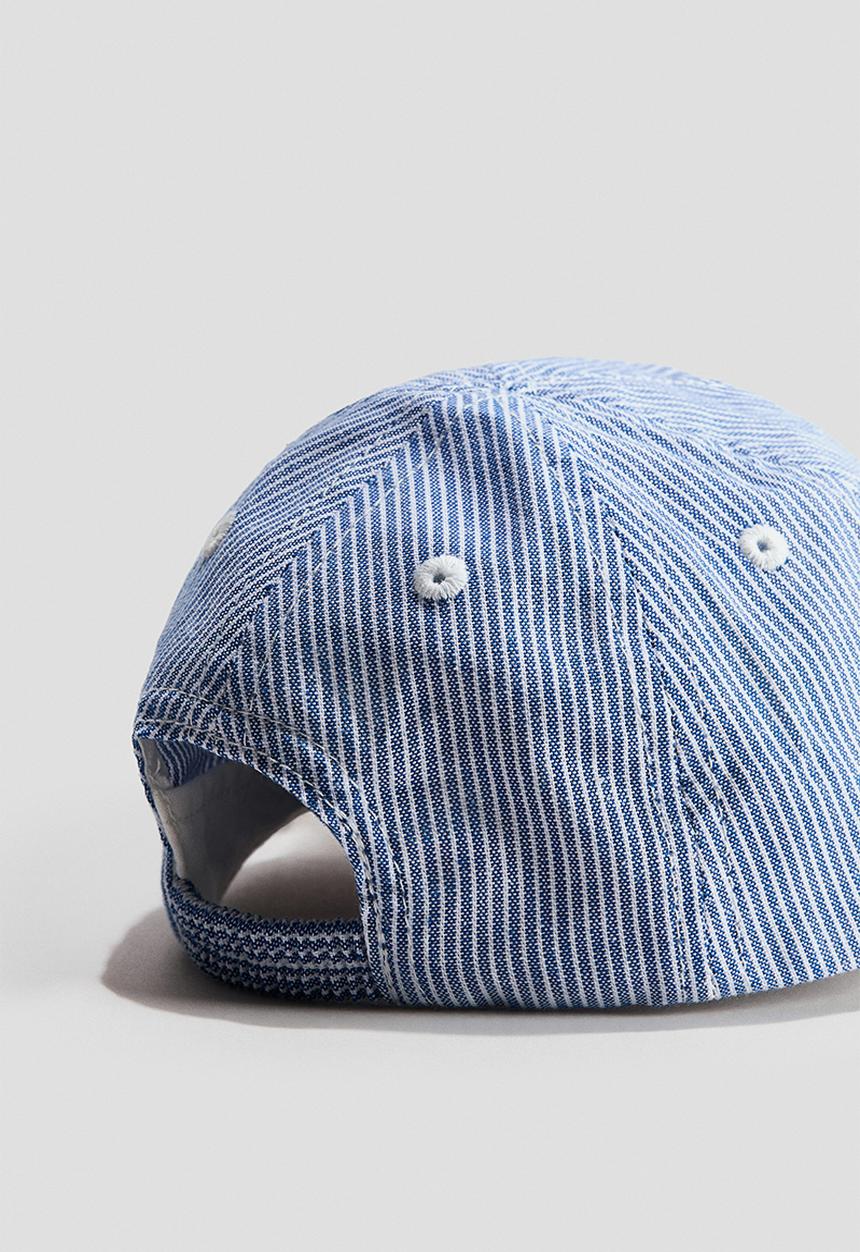 H&M - Cotton cap - light blue/teddy bear