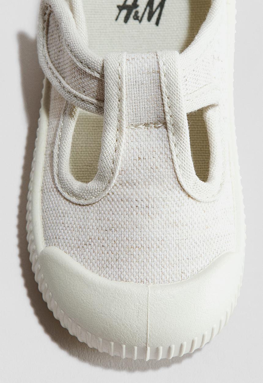 H&M - Cotton sandals - light beige