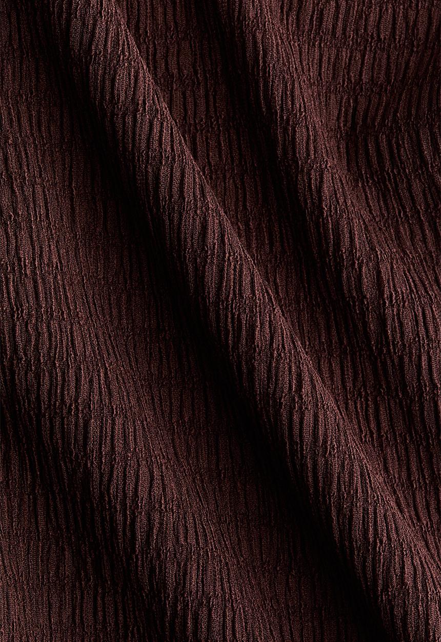 H&M - Textured jersey trousers - dark brown