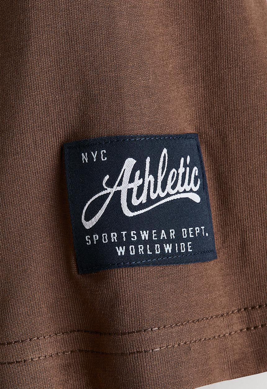 H&M - Loose-fit printed t-shirt - brown/new york