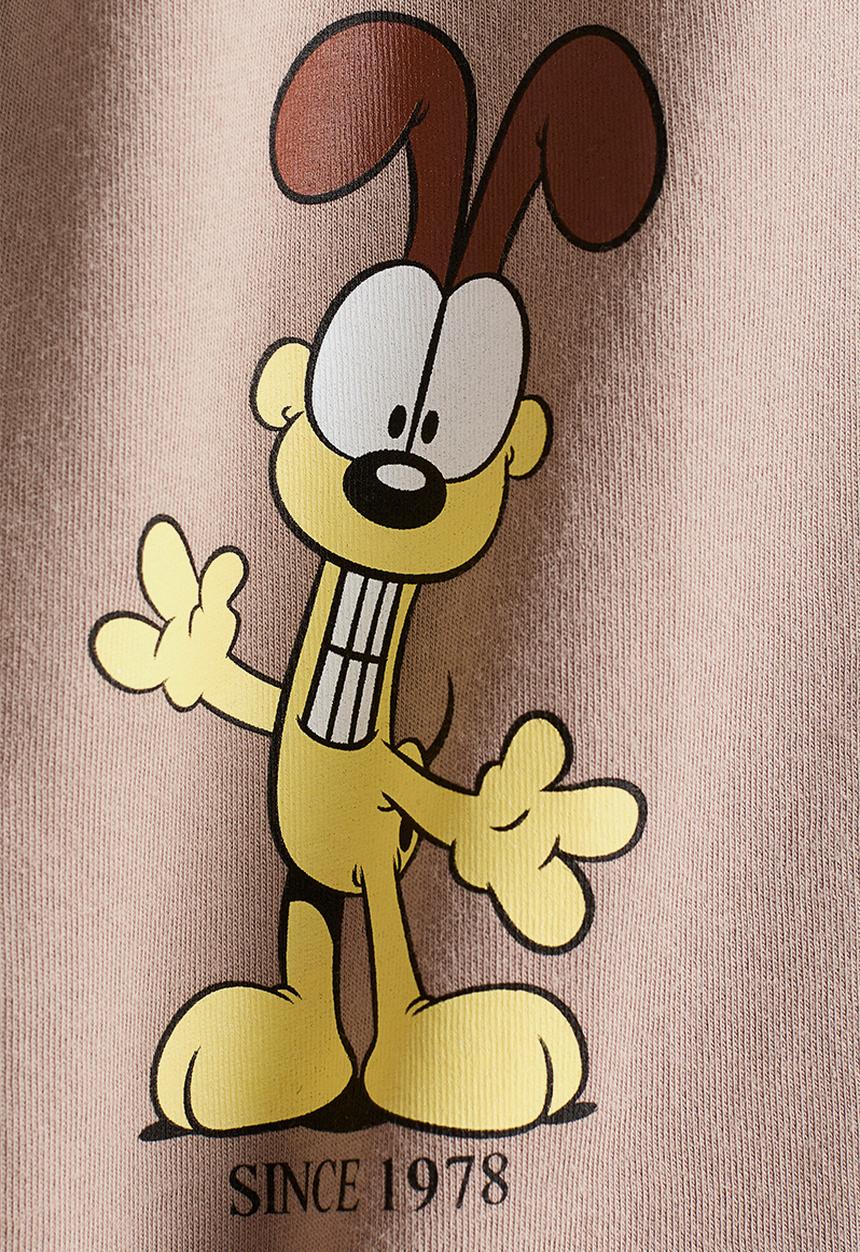 H&M - Printed t-shirt - beige/garfield