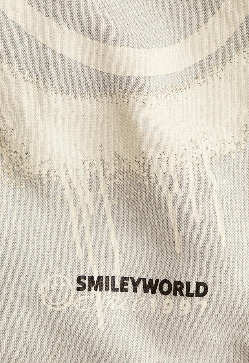 H&M - Print-motif hoodie - beige/smileyworld?