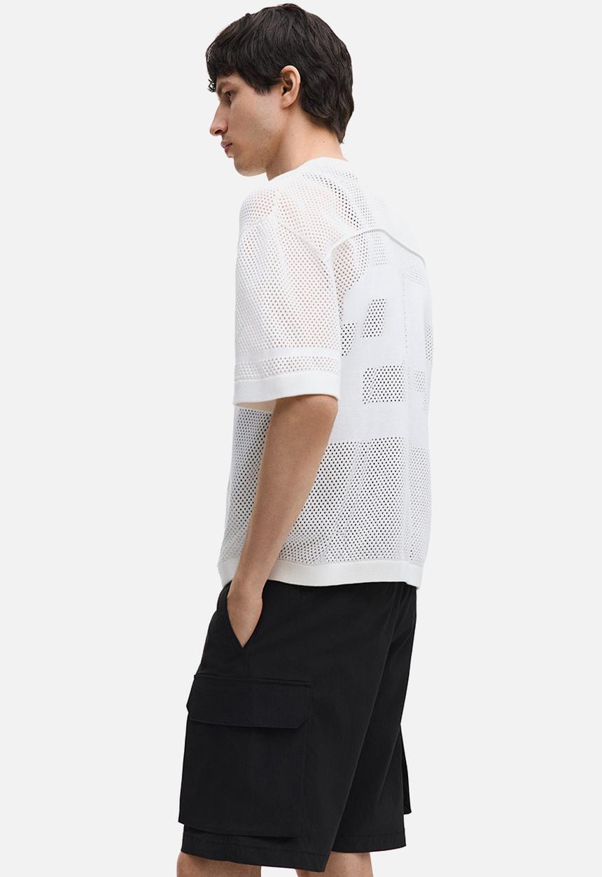 H&M - Regular fit cargo shorts - black