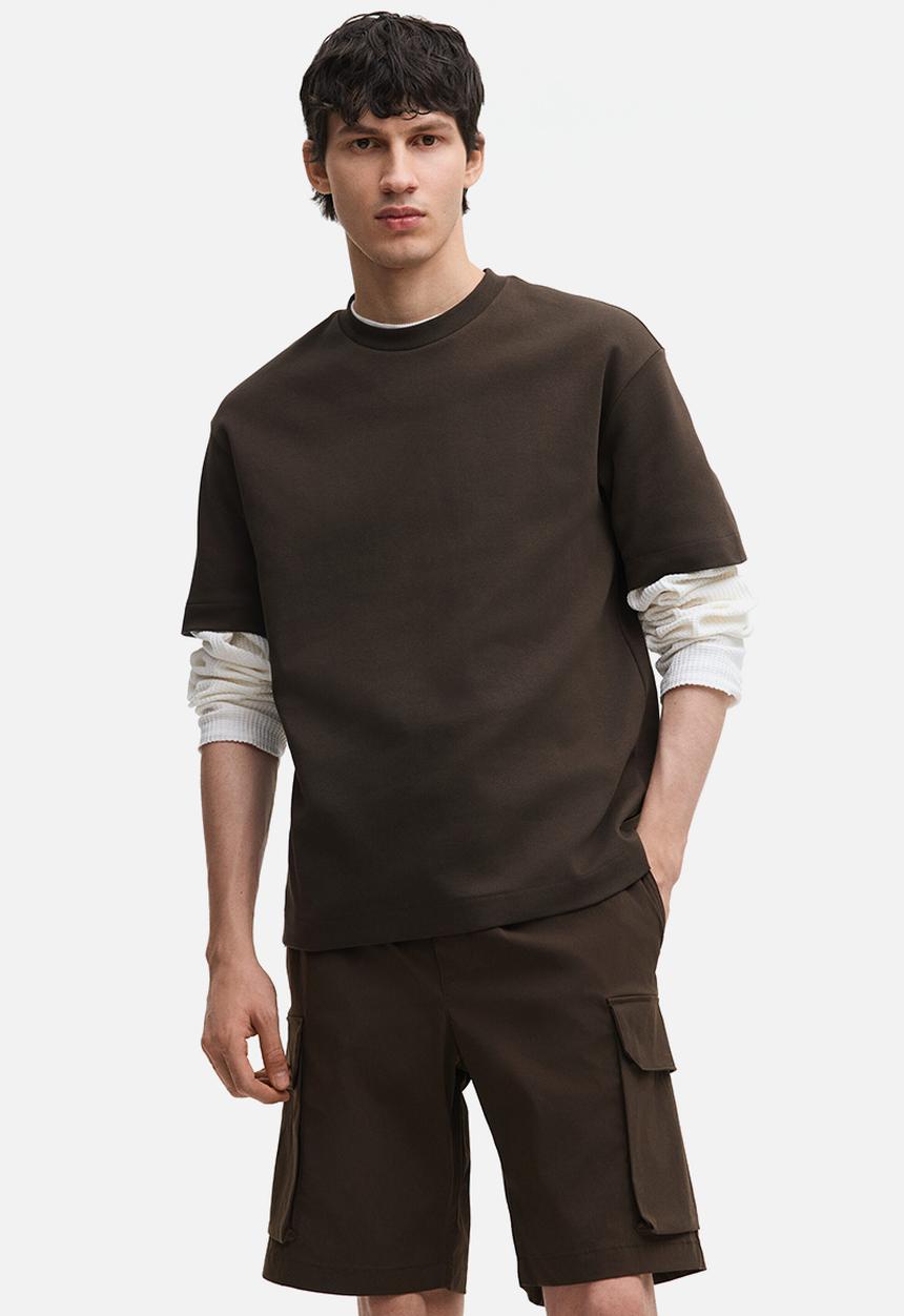 H&M - Regular fit cargo shorts - brown