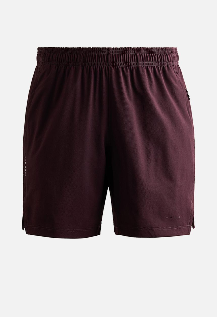 H&M - Sports shorts with drymove? - chocolate plum