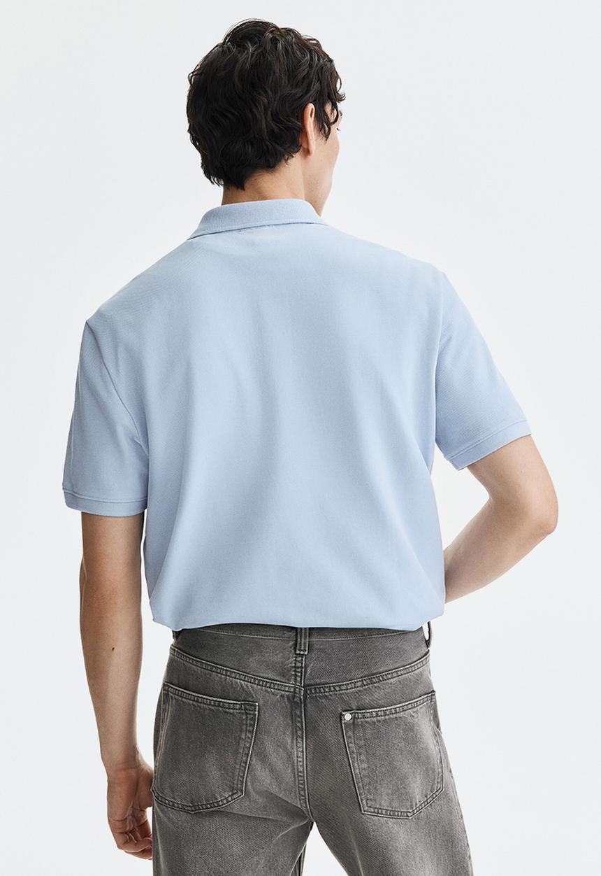 H&M - Regular fit polo shirt - light blue
