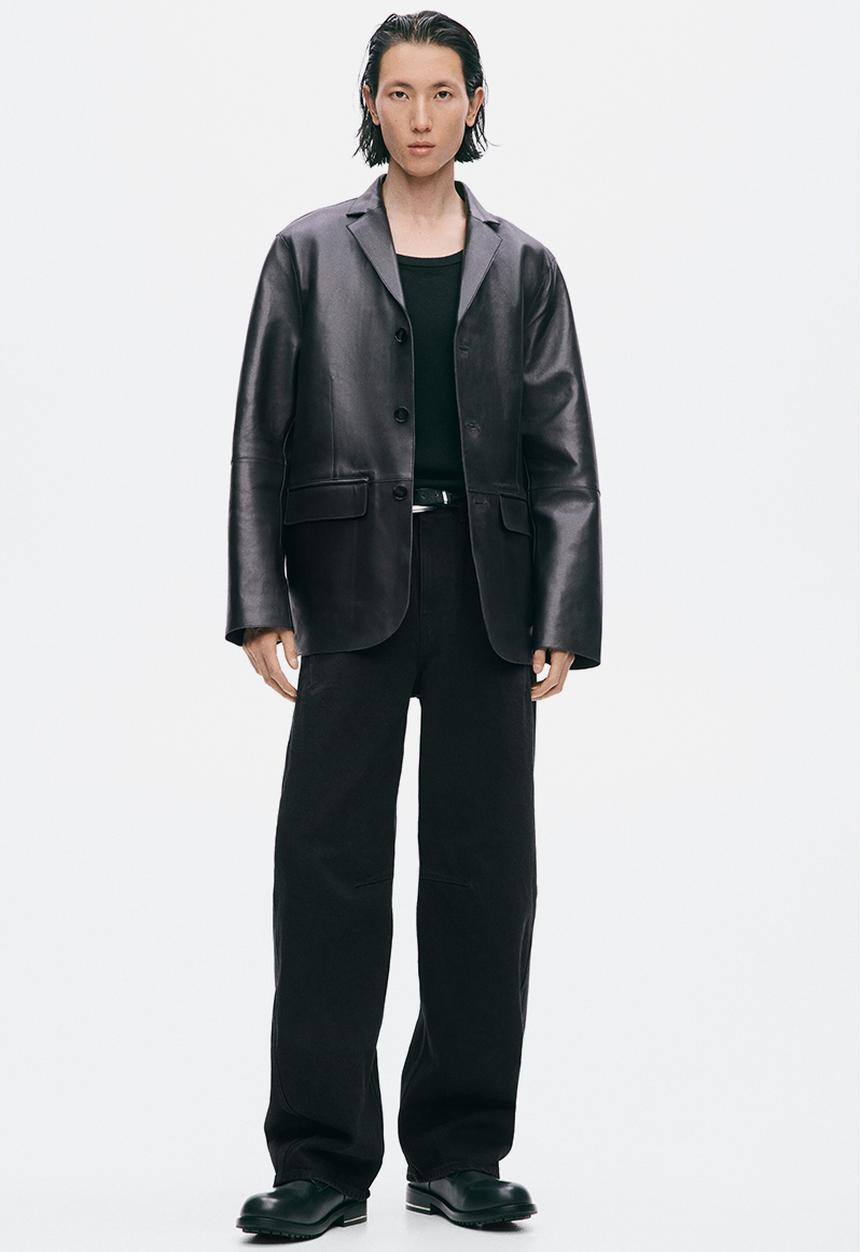 H&M - H&M Atelier:  Loose barrel jeans - denim black