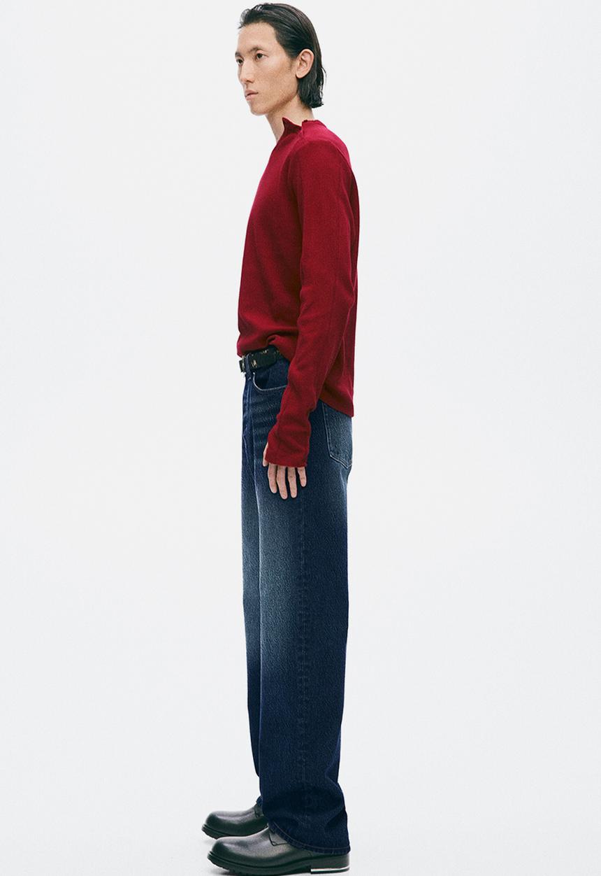 H&M - H&M Atelier:  Slim fit cotton top - red