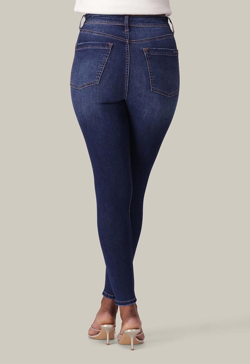 Forever New - Hayley high-rise sculpt skinny jeans - dark wash