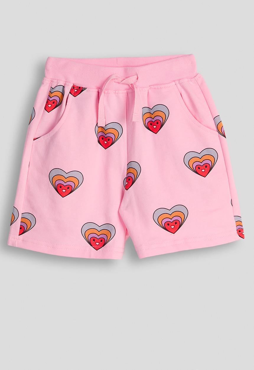 Pop Candy - Heart aop shorts - pink
