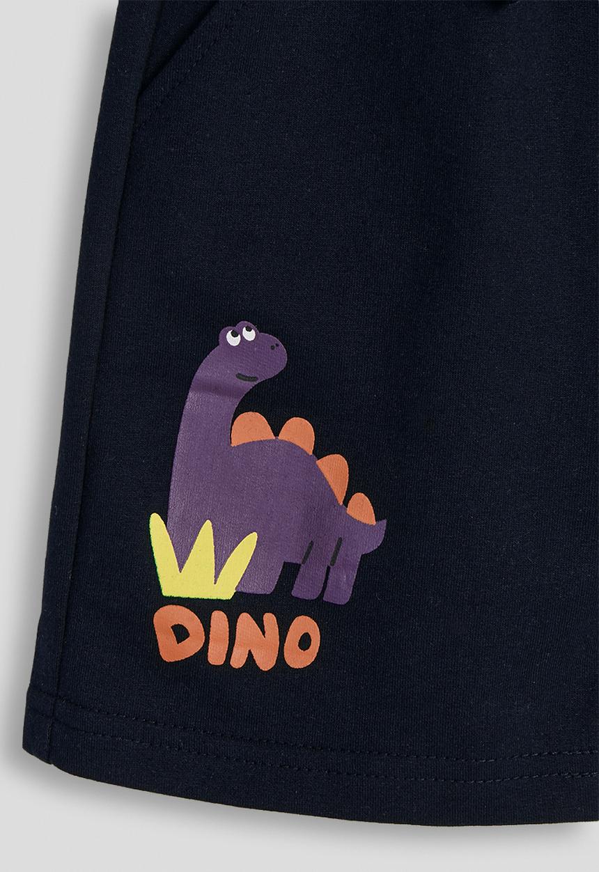 Pop Candy - Dino placement shorts - navy