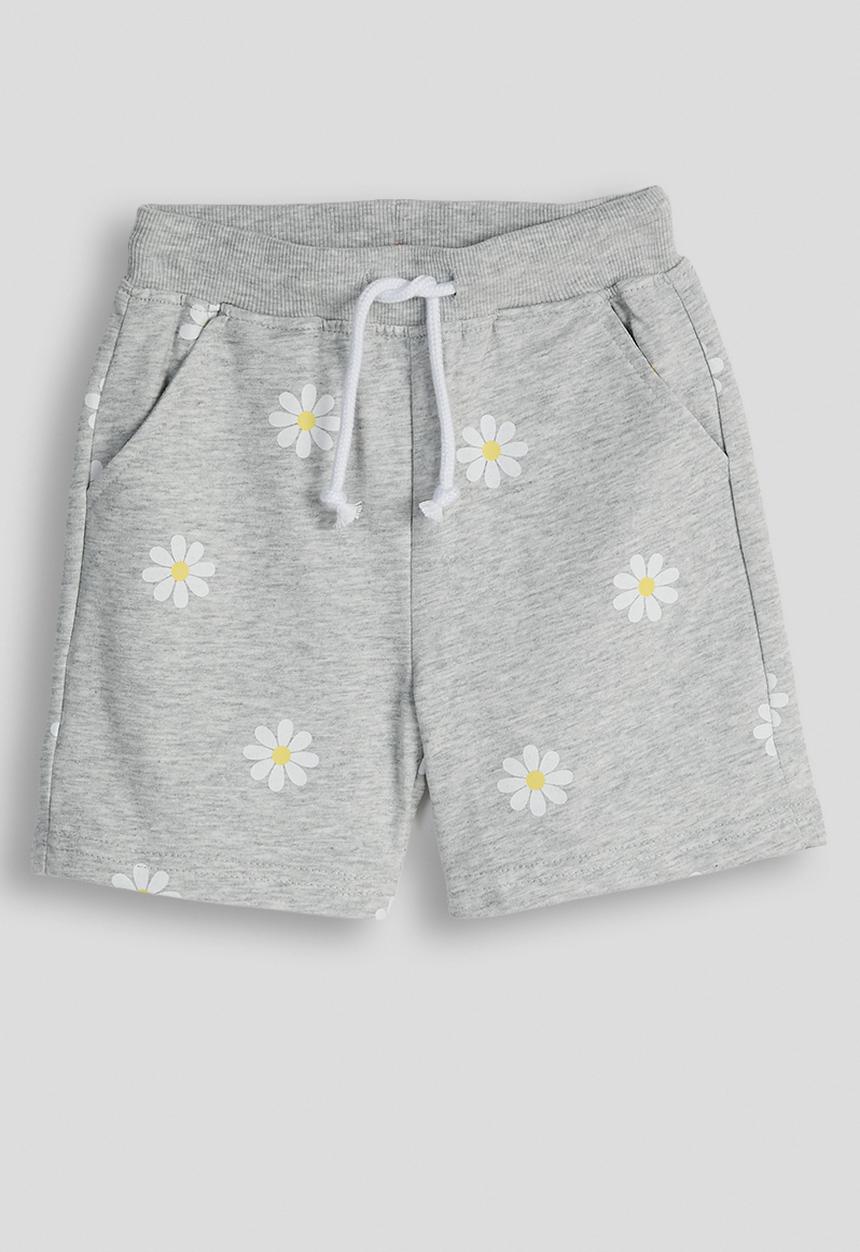 Pop Candy - Daisy aop shorts - grey