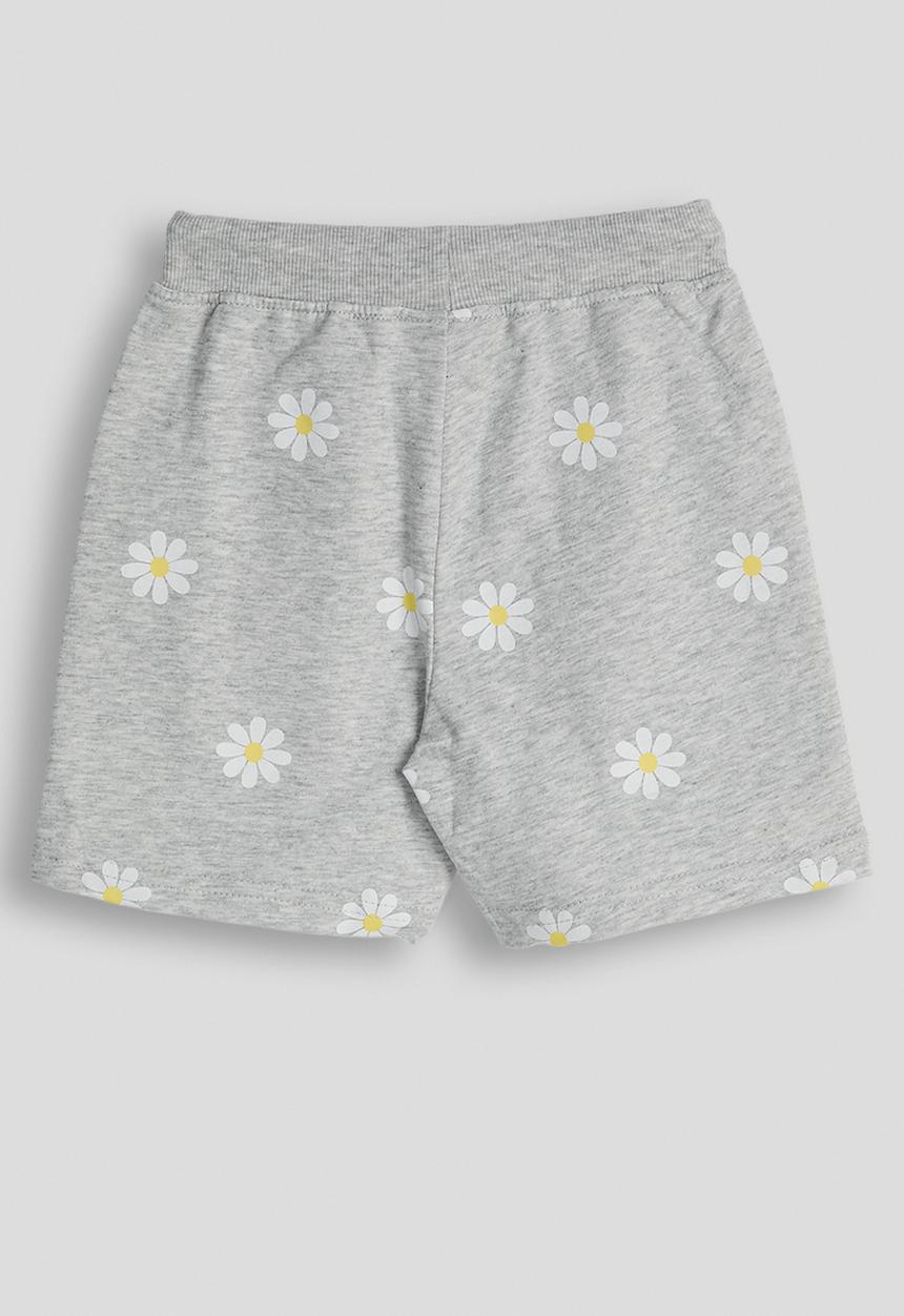 Pop Candy - Daisy aop shorts - grey