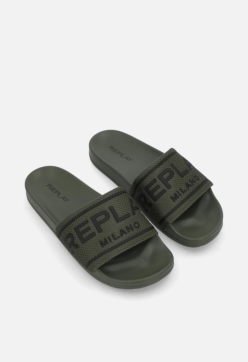 Replay - Up Logo - Mil Gree/ Black