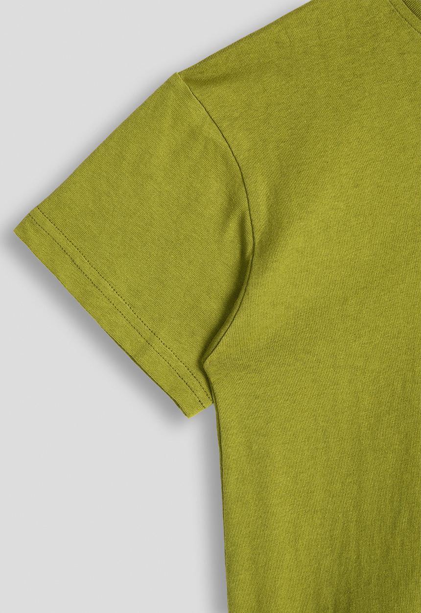 Pop Candy - Contrast pocket tee - green/white