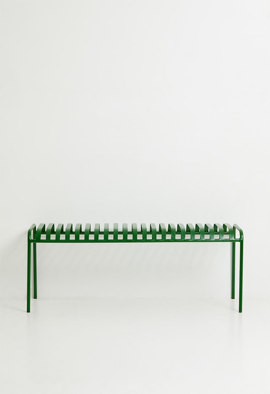 Sixth Floor - Almari Metal Bench Moss - Olive