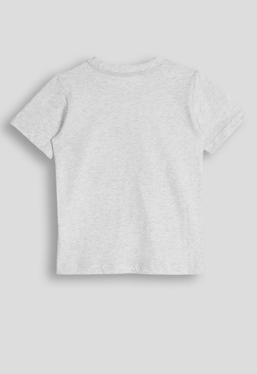 Pop Candy - Cool dino graphic tee - light grey