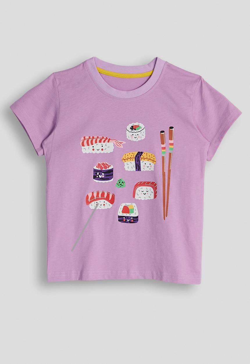 Pop Candy - Sushi graphic tee - purple