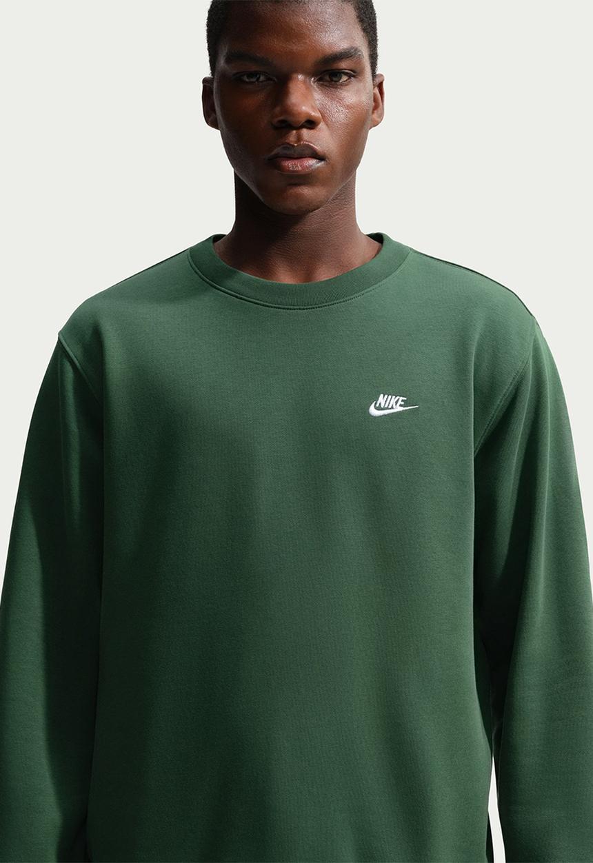 Nike - Club Bb Crew - Fir/White