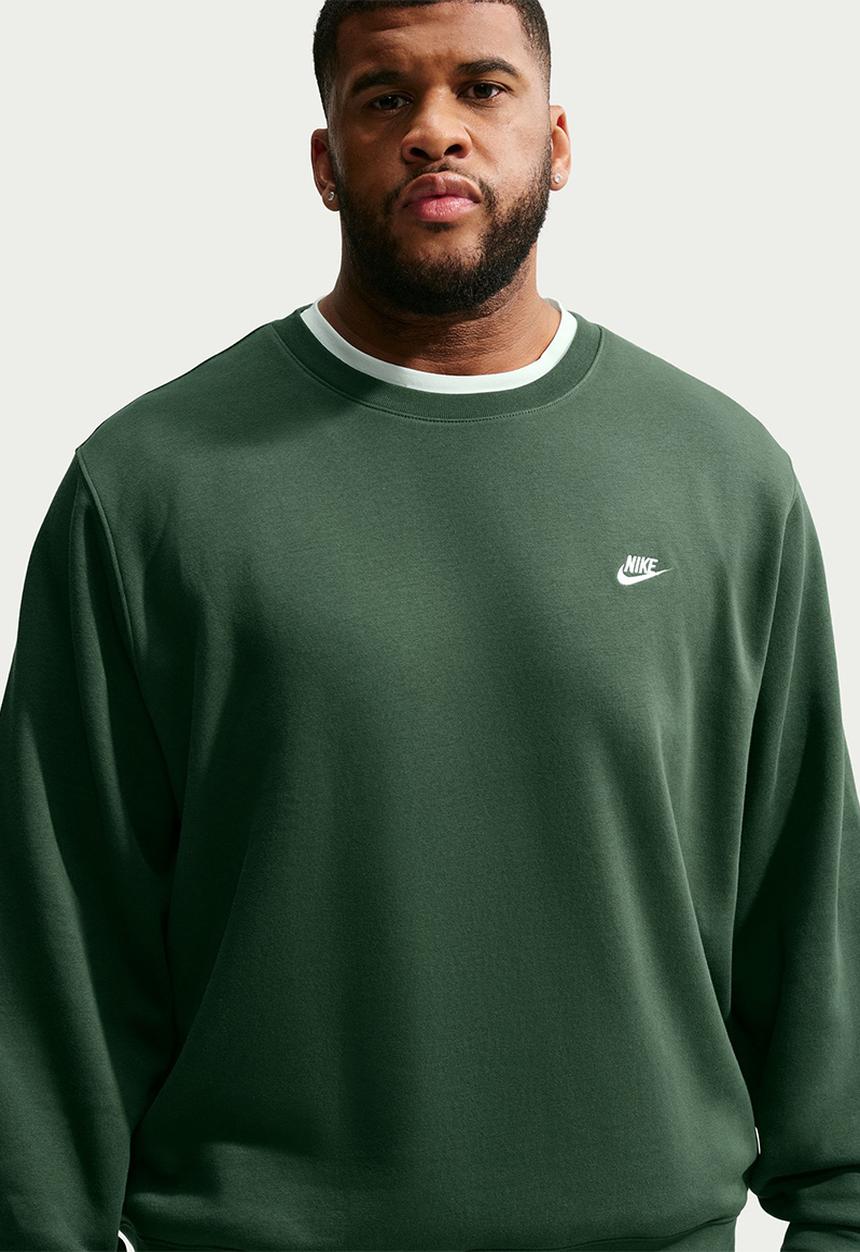 Nike - Club Bb Crew - Fir/White