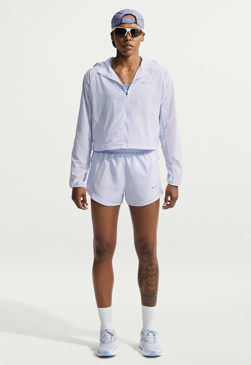 Nike - W Nk Dri-Fit Mid-Rise Brief-Lined Running Shorts - Palest Purple
