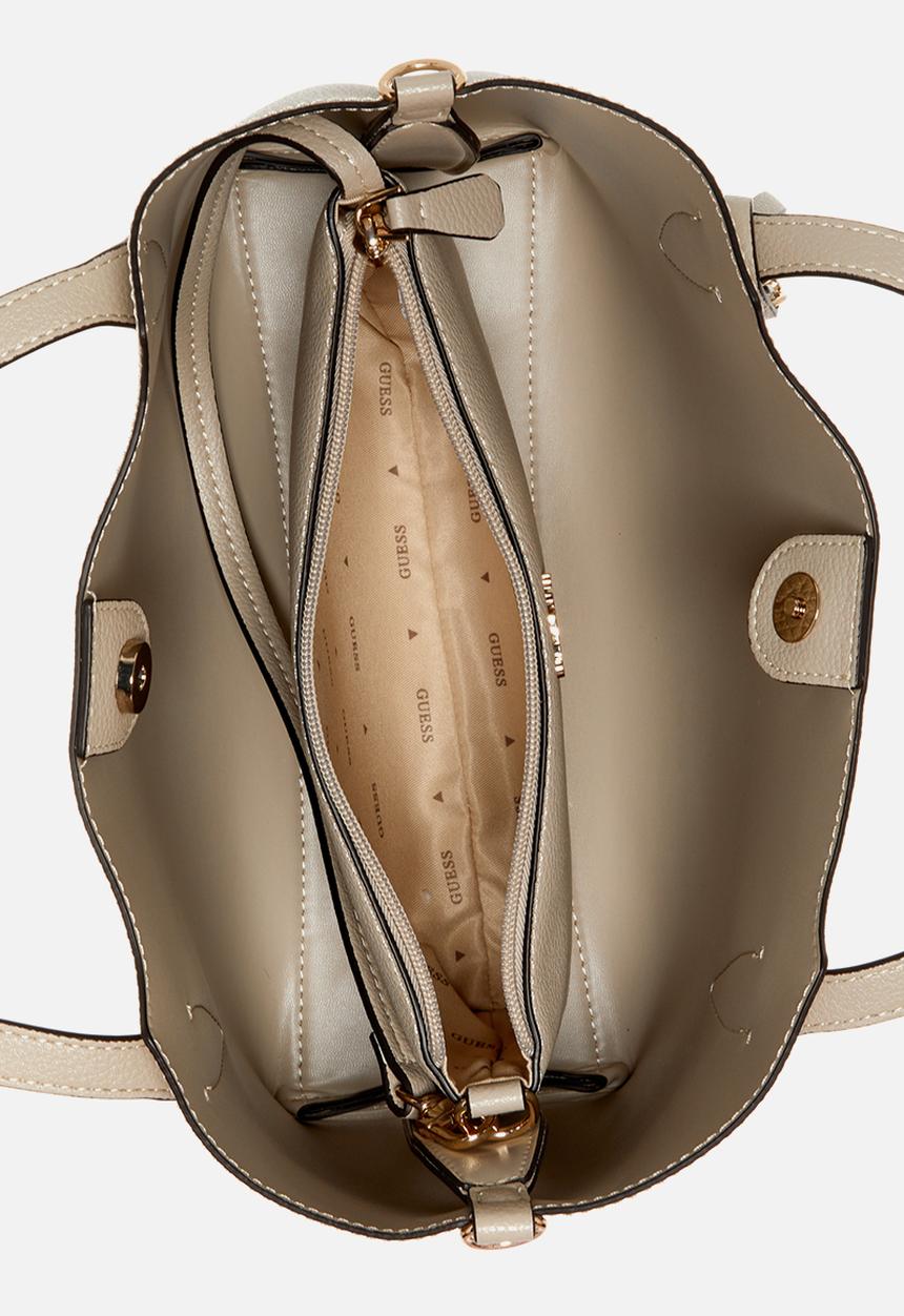 GUESS - Melody 2 In 1 Satchel -Light Taupe