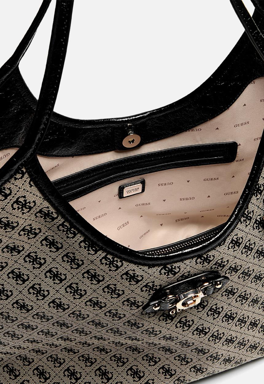 GUESS - Samantha Girlfriend Tote -Black Logo