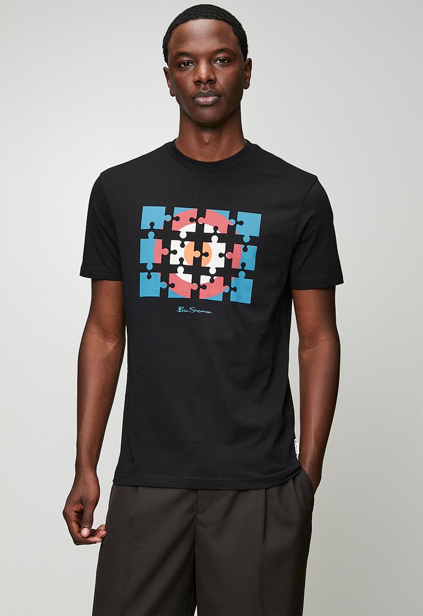 Ben Sherman - Puzzle Target Tee Shirt - Black