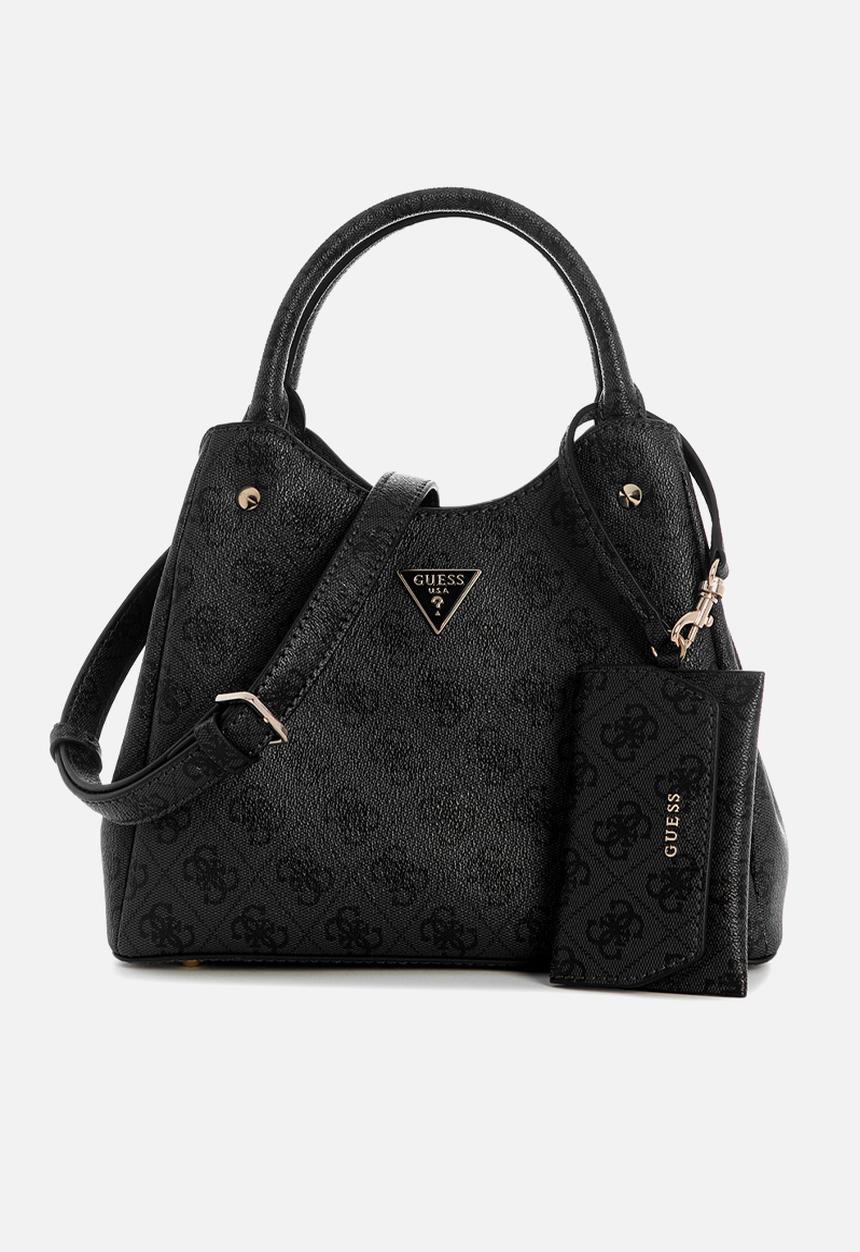 GUESS - Lorella Logo Tote -Coal Logo