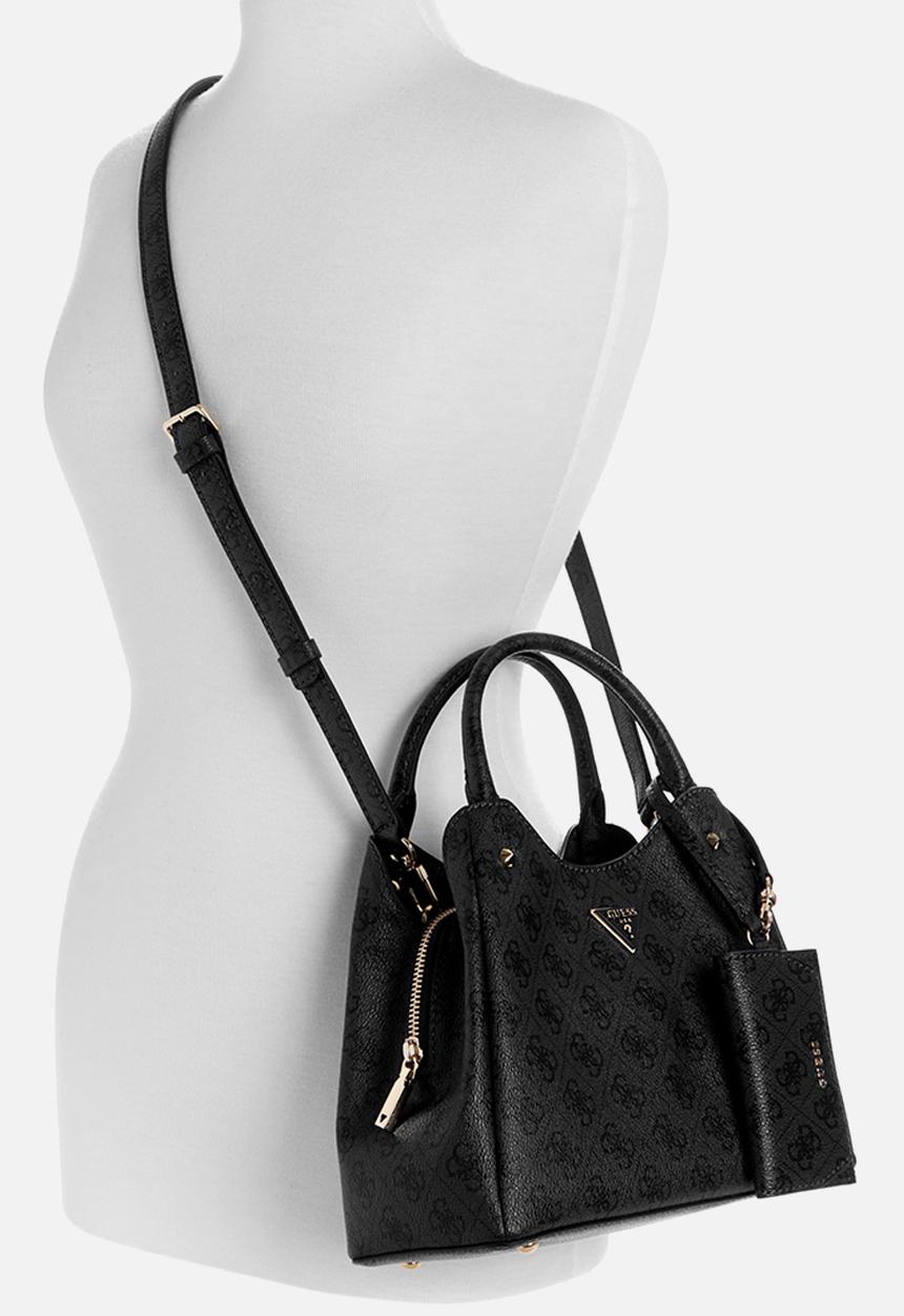 GUESS - Lorella Logo Tote -Coal Logo