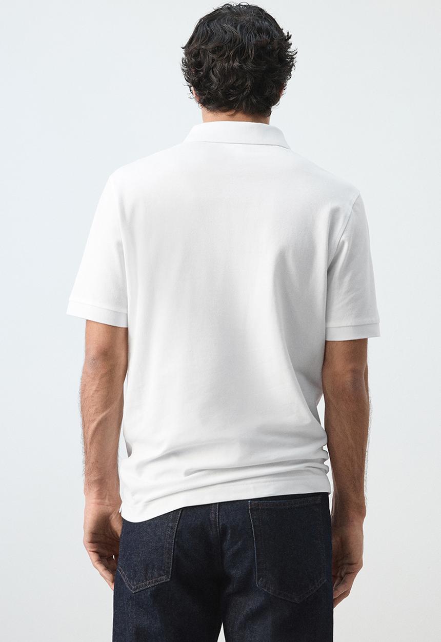 MANGO - Poloshirt Rea - White