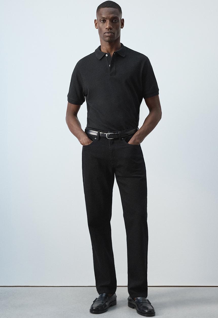 MANGO - Poloshirt Rea - Black
