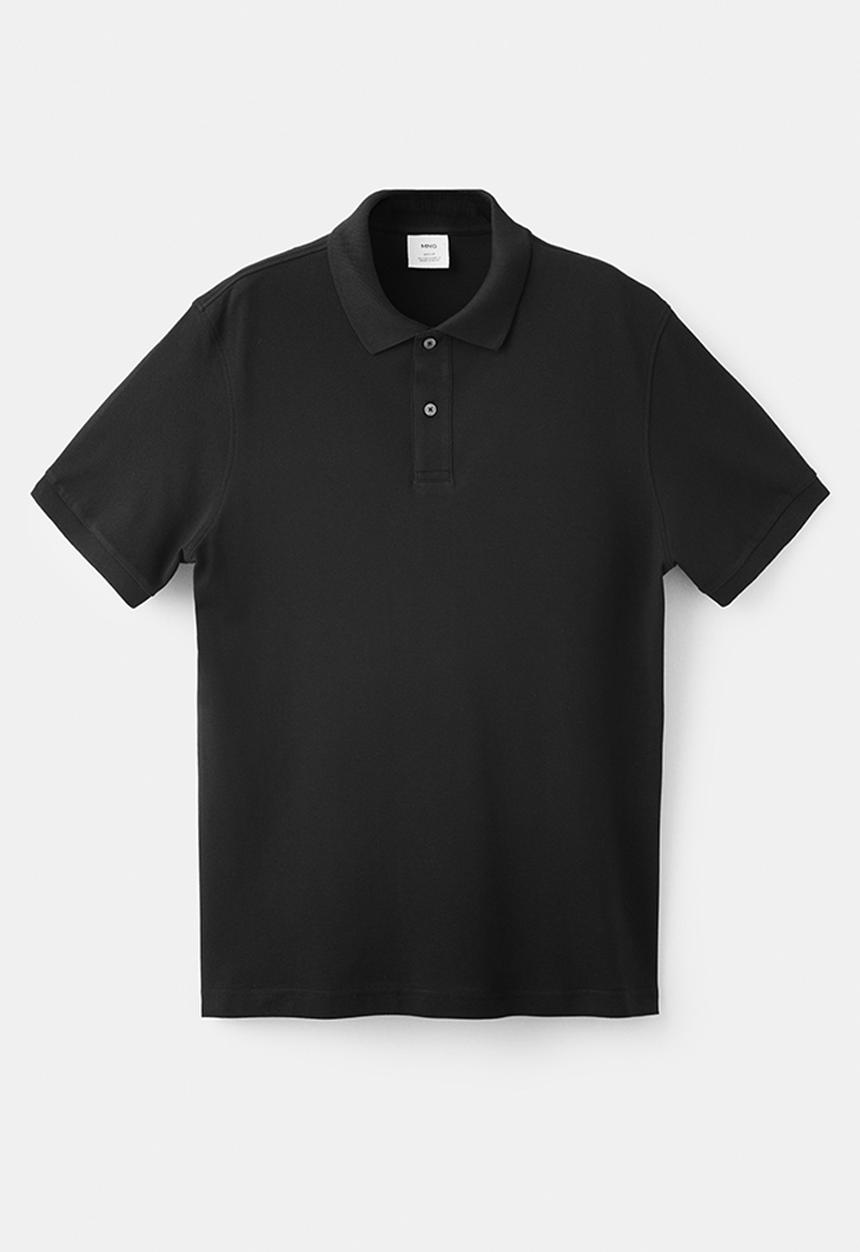 MANGO - Poloshirt Rea - Black