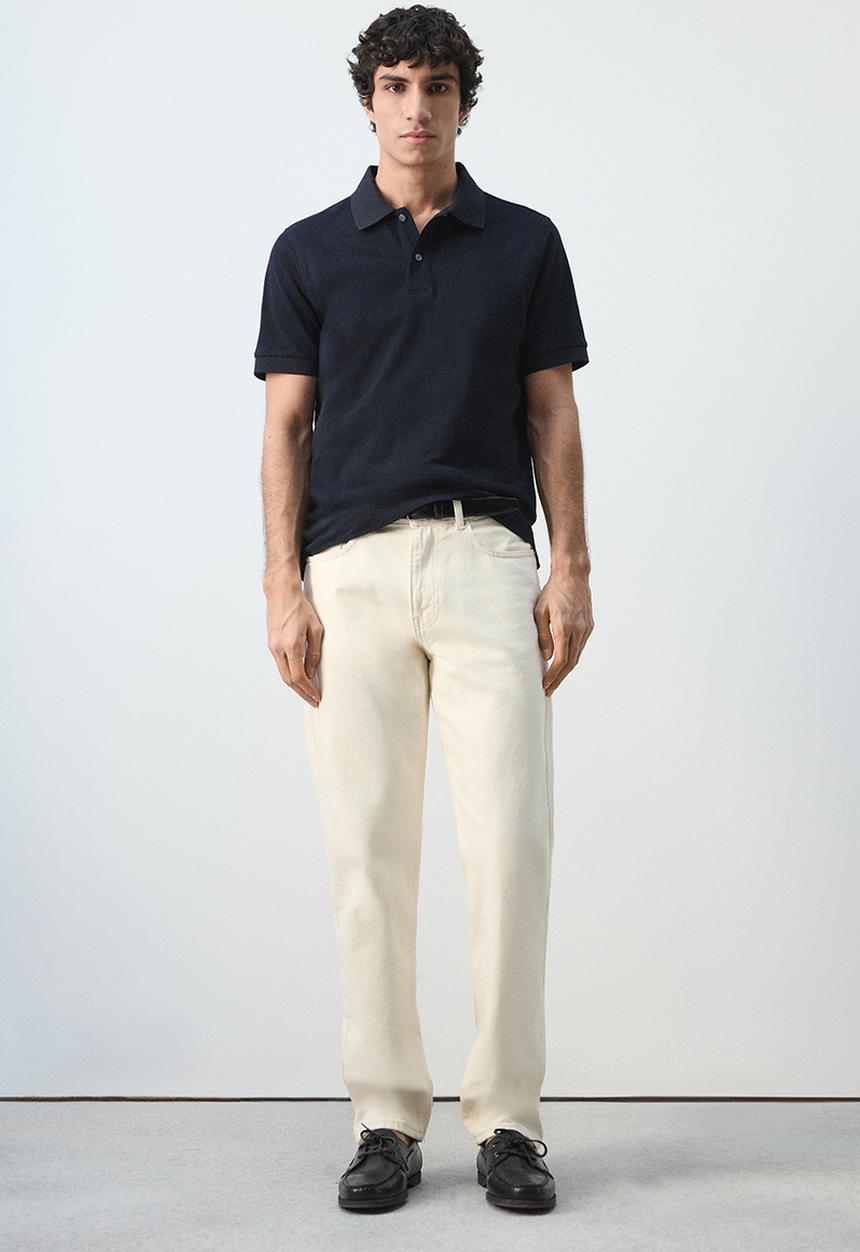 MANGO - Poloshirt Rea - Navy