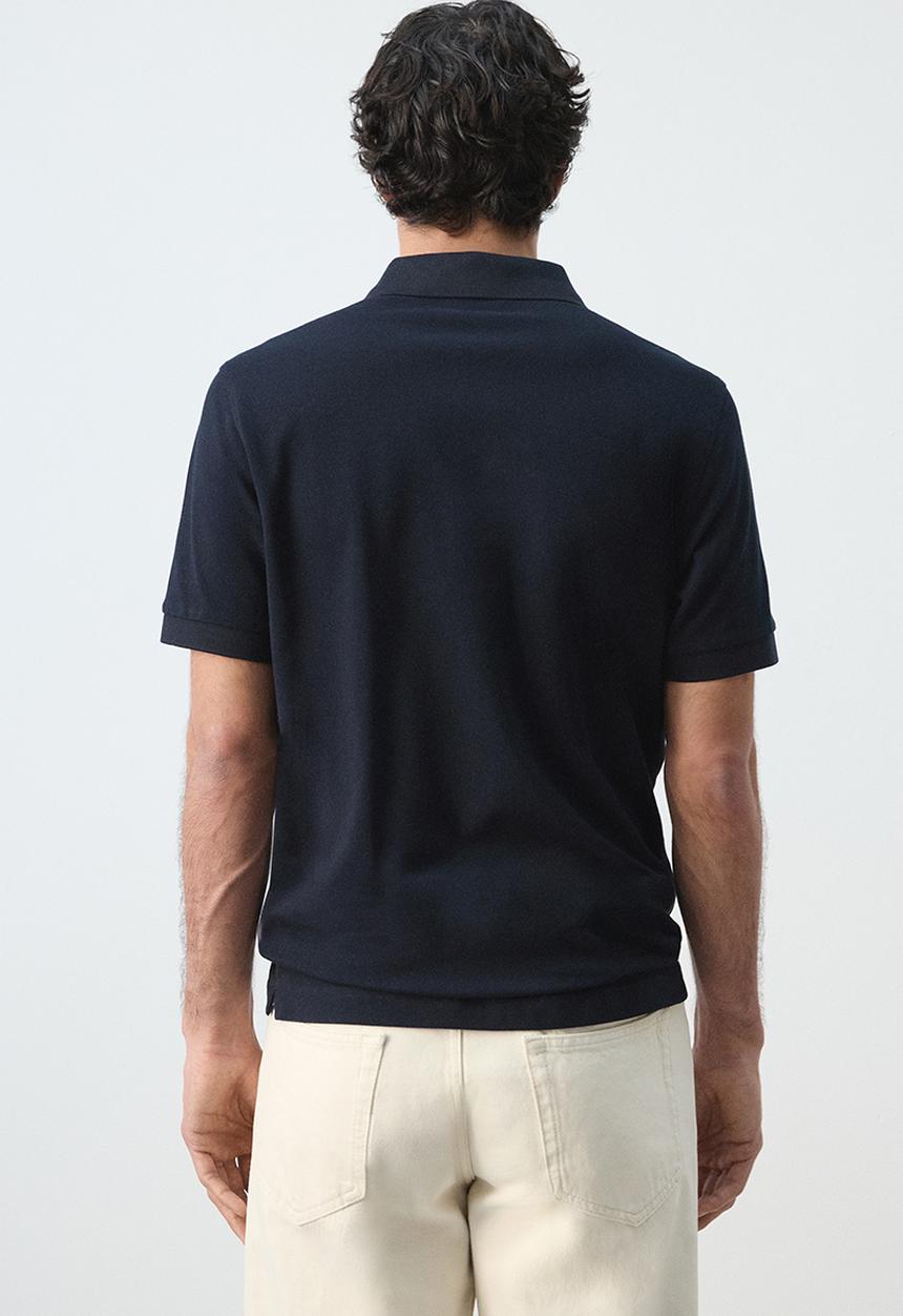 MANGO - Poloshirt Rea - Navy