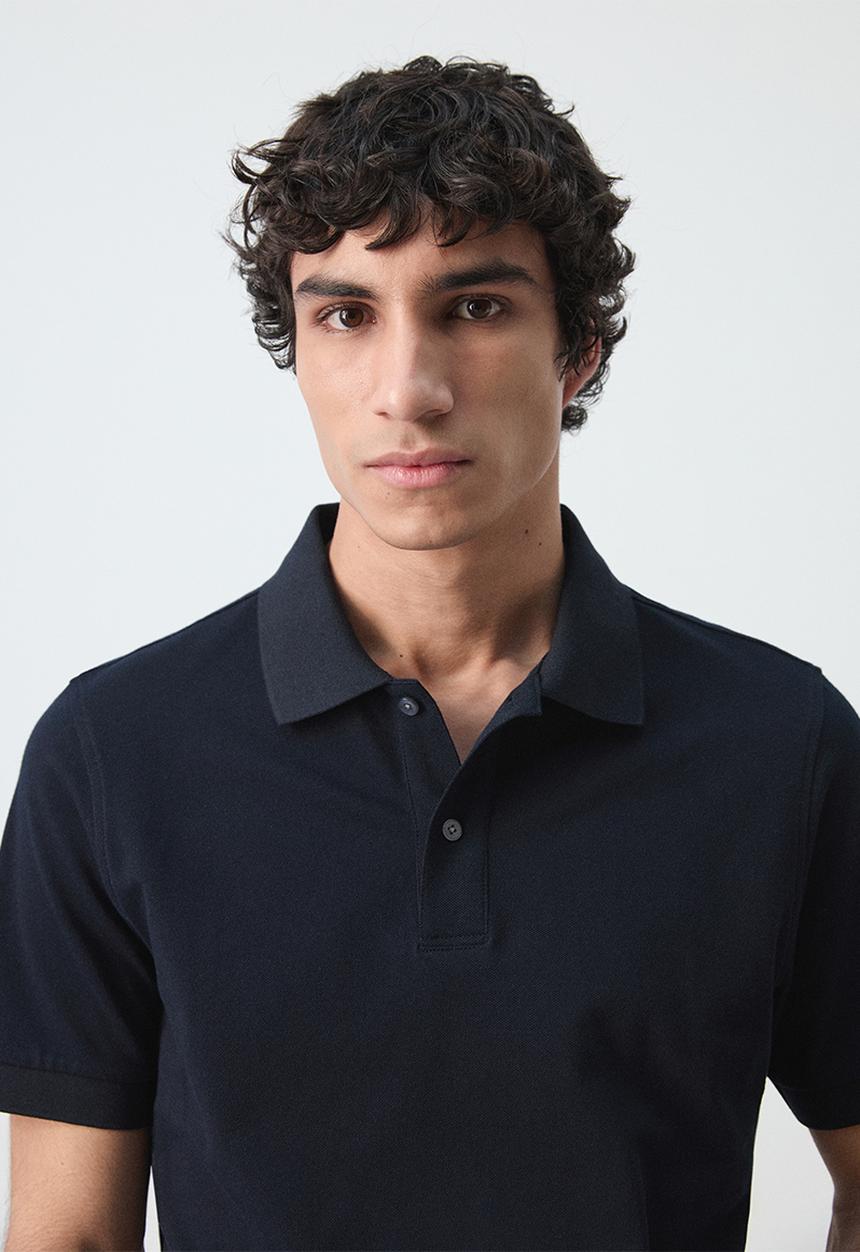 MANGO - Poloshirt Rea - Navy